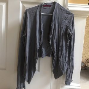 Velvet Gray Cardigan